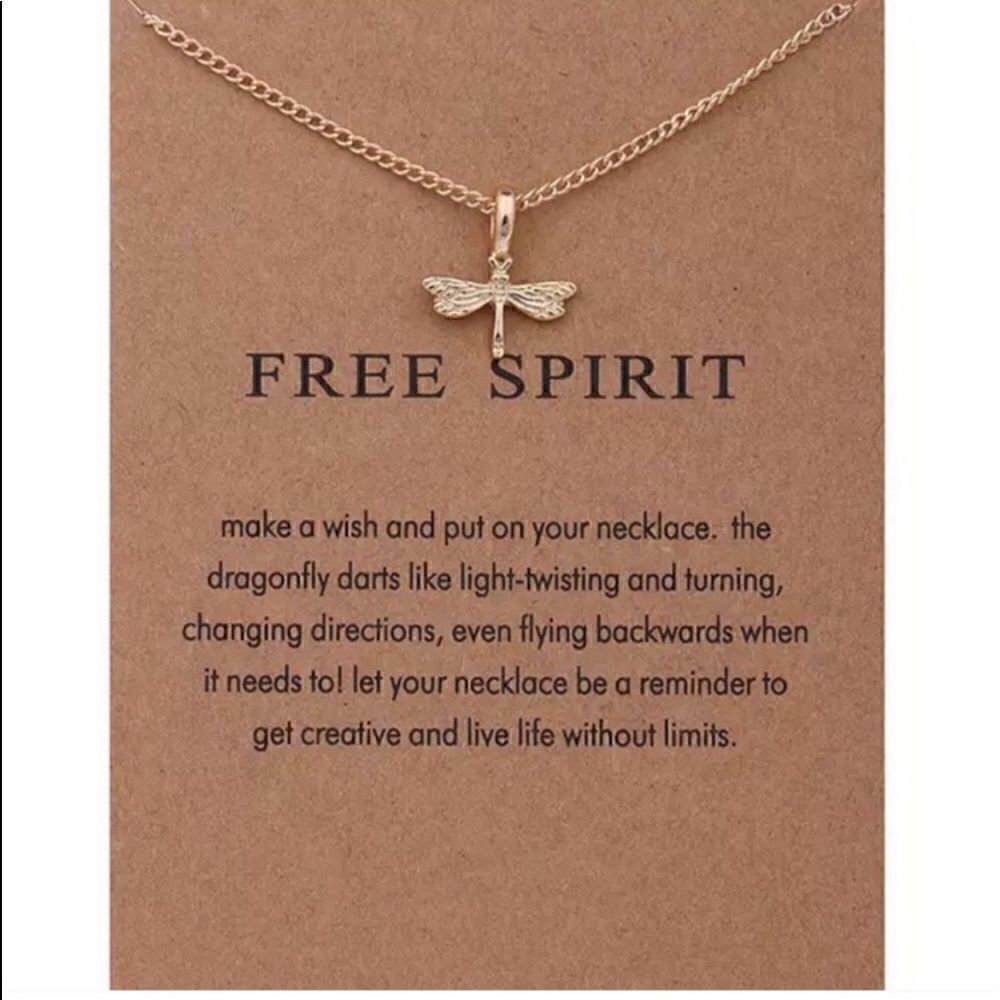 Free Spirit Dragonfly Necklace  
